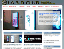 Tablet Screenshot of la3dclub.com